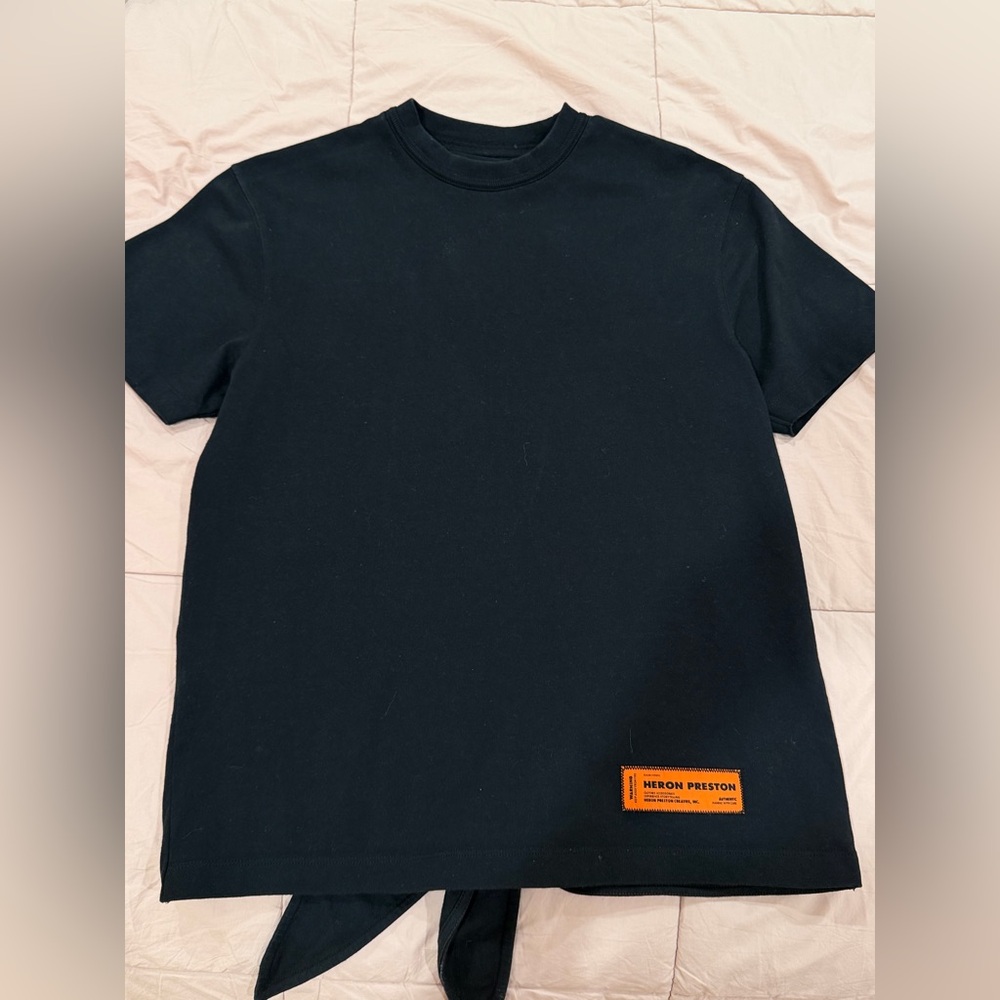 Heron Preston Wrap Around and Open Back T-Shirt in size S